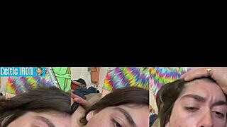 Aubry Babcock's sloppy sofa blowjob Sunday