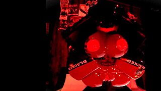 Hot roblox whore bounces reverse on black cock like a total slut