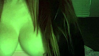 Italian milf Artemisia Love's huge tits teased in slow motion fetish