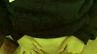 a cute student coed unwinds intimately with her boyfriend after late night studies