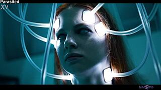 redhead babes go wild in parasited lesbian 69 squirting with hardcore face sitting action