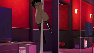 Curvy hentai babe creampied by huge monster cock in interracial 3D anime