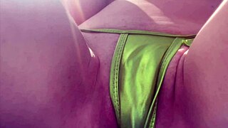 Italian Milf Artemisia Love's Horny Outdoor Pussy Closeup