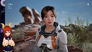 whisper from the stars part 1 i cant believe her huge tits in this comic game sexy as hell