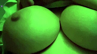 oh man italian milf artemisia love's huge natural tits bounce wild in hot solo closeup