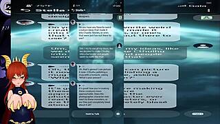 whisper from the stars part 1 i cant believe her huge tits in this comic game sexy as hell