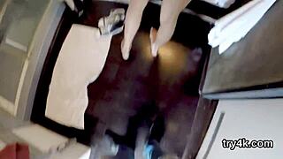 Sensual Kitten Deepthroats Cock in POV Pussy Pounded Hard