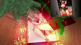 Curvy hentai babe creampied by huge monster cock in interracial 3D anime