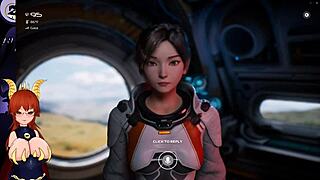 whisper from the stars part 1 i cant believe her huge tits in this comic game sexy as hell