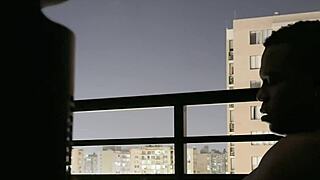 mmm balcony deepthroat on best friend's huge bbc 😍🍆💦