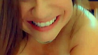 IT STARTED WITH SEXY XMAS PHOOTOSHOOT TEASING IN LINGERIE BUT ENDS WITH HUGE CHRISTMAS CREAMPIE IN TIGHT PUSSY