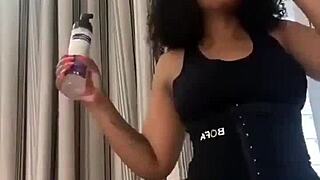 Big Booty African Ebony Model Shakes Ass