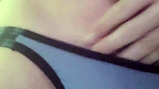 Fetish Model Teases in Underwear on the Bathroom Toilet