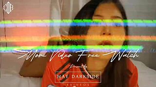 Petite asian teen couple homemade creampie after pussy play