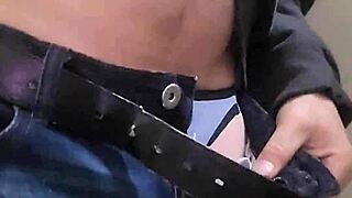 Fetish Model Teases in Underwear on the Bathroom Toilet