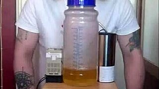 whoa this shy bisexual crossdresser milks his lactating tits with portable machine part 3 🥛🤯