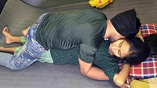 Naughty Desi Bhabhi Fingers Pussy Then Takes Huge Cock Ass To Mouth!