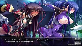 dude that taimanin yukikaze massage turns into wild masturbation orgasm part 1