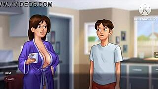 first steamy scenes with debbie unfold in summertime saga translation