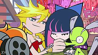 oops did my mini skirt flash reveal these garter panties and stockings?