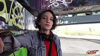 Ever wonder how a french skinny tattoo model handles crazy anal rimjob in german scout casting?