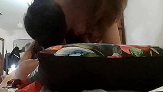 i pound her in that sexy satin lingerie set while she moans for more