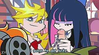 oops did my mini skirt flash reveal these garter panties and stockings?