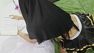 Stepdad, ditch nunhood and pound your stepdaughter's tight pussy instead?