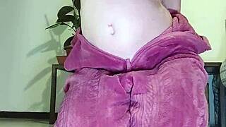 erotic video call with moaning pregnant italian camgirl in forest