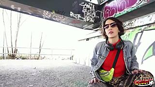 Ever wonder how a french skinny tattoo model handles crazy anal rimjob in german scout casting?