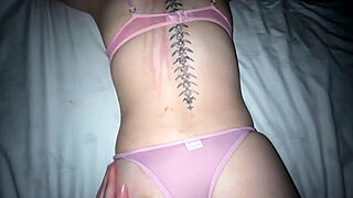 after the shower my stepsister pins me down for rough wet cunnilingus and hard fucking