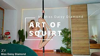 Watch me squirt like crazy, my juicy pussy painting with hot fluids!