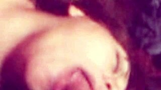 ex-gf sneaks blowjob on my huge cock while cheating on bf part 2