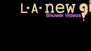 Elegant Blonde Model Bathes Sensually in Casting Interview on Sofa