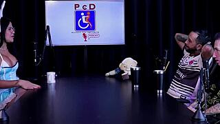 Tifany Rocha's Best Casting Moments in Sheer Red Lingerie Part 1