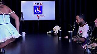 Tifany Rocha's Best Casting Moments in Sheer Red Lingerie Part 1