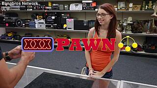 jenny's ass gets pounded hard at pawn shop... damn!