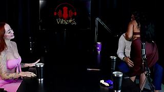 😏 check the naughty brazilian couple cherie interview full of fetish toys and swingers casting on sheer red