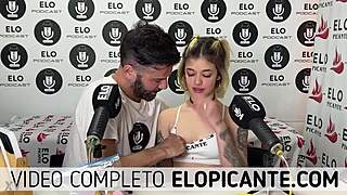 Elo podcast sucks mile gomez's natural tits hard and sloppy