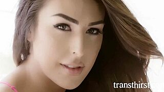 Nerd's Monster Cock Pounds Hot Tranny Ass in Passionate Anal Fuck