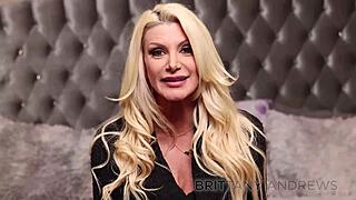 oh brittany andrews fingers juicy shaved pussy in lingerie toys to wet orgasm bliss