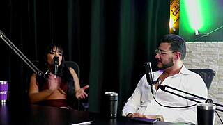 😏 check the naughty brazilian couple cherie interview full of fetish toys and swingers casting on sheer red