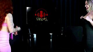 brazilian milena moreau teases in see-through casting interview full of toys and group fun