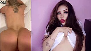 Perfect Body Influencer's First Porn Vid: Horny Latina Creampie Orgasm! 