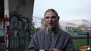 lexi star's fitness body bent for german scout rough casting fuck