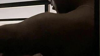 roommate's deepthroat blowjob on hotel balcony hides our secret thrills