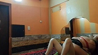 el mejor ángulo del espejo con mi latina milf montando mi verga 🔥🍑