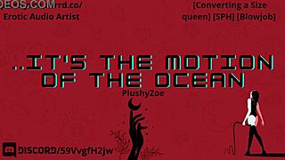 size queen plushyzoe chokes on small cock after date with gag worship