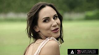 Sexy Babe's Deep Anal On Garden Bench—Cowgirl Or Doggystyle Next?