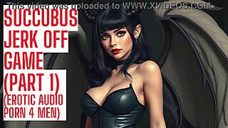 part 1 succubus jerk off game got me tongue out in erotic asmr hfo joi